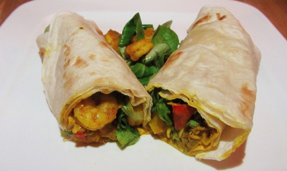 wrap met gambas