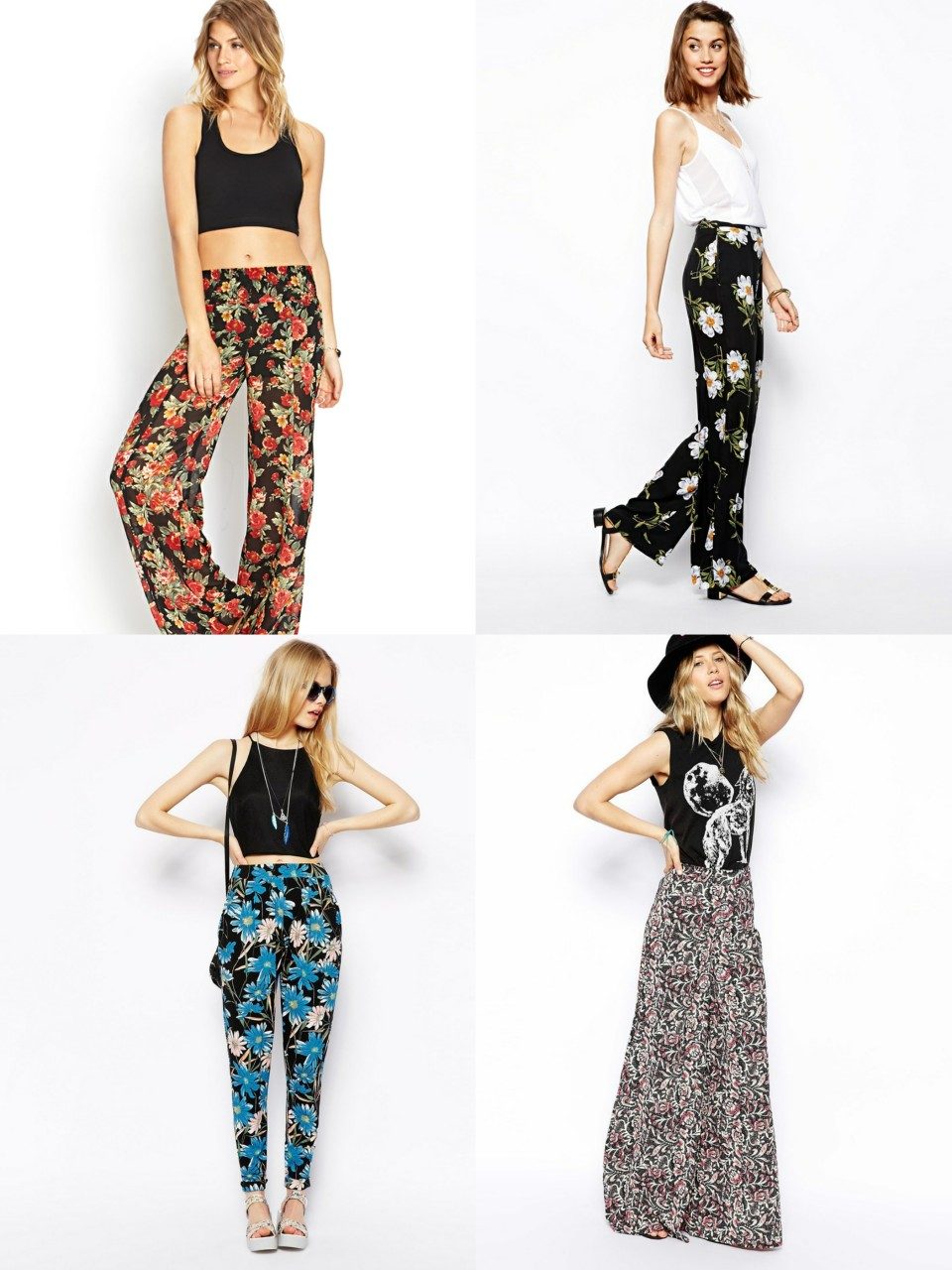 Broek met print