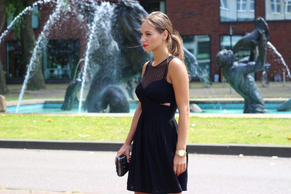 Black sandro dress