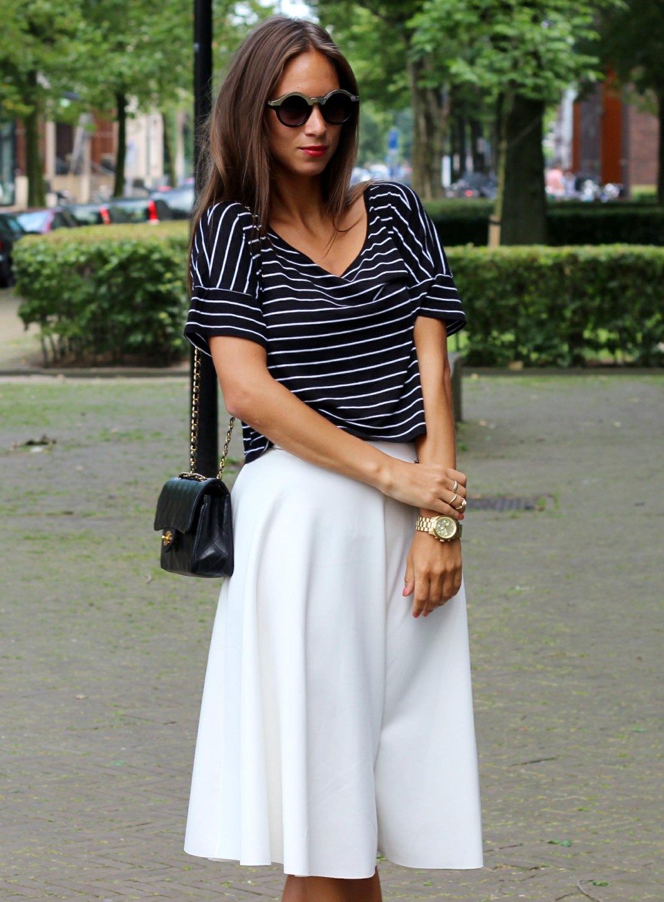 Outfit zwart en wit