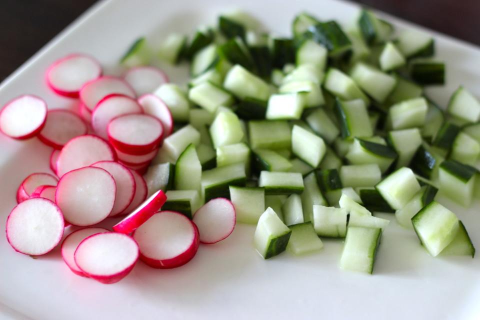 Rijstsalade met kip 1