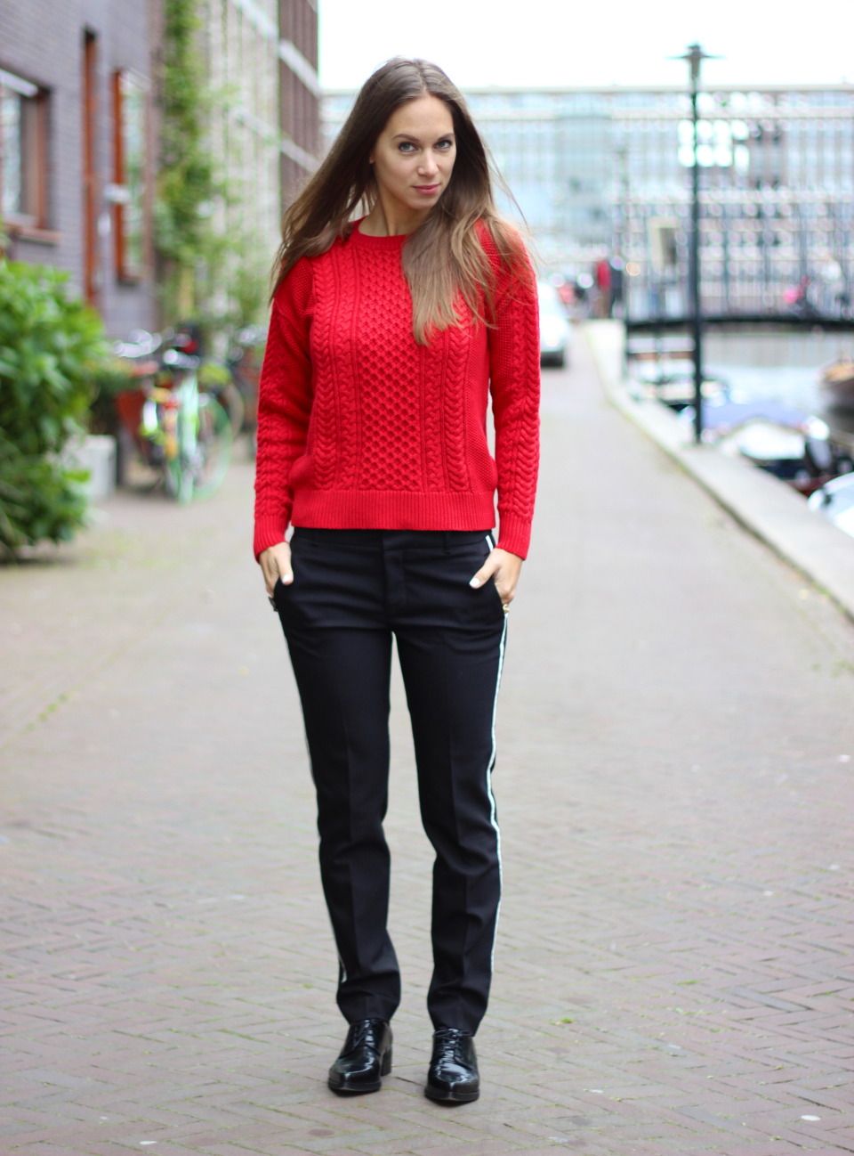 Red knit