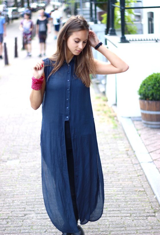 Lange blouse zara