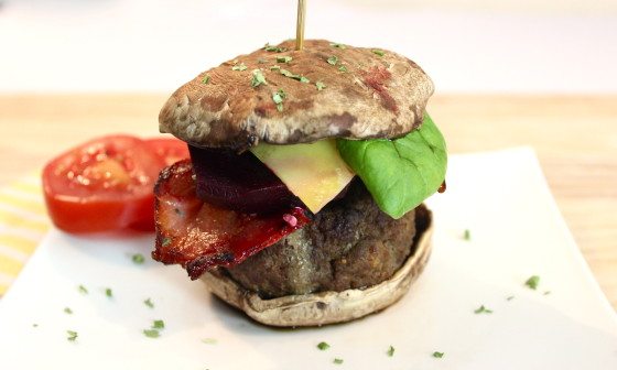Portobello burger zonder brood1