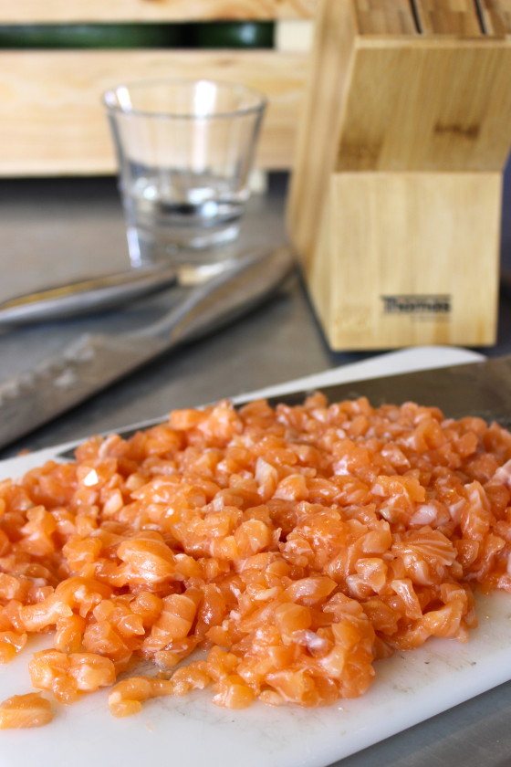 Zalmburger recept